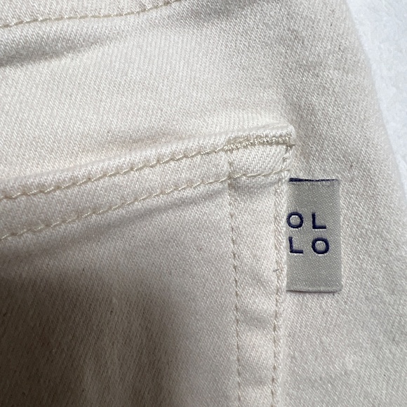 High Rise Cream Jeans - Picture 5 of 9